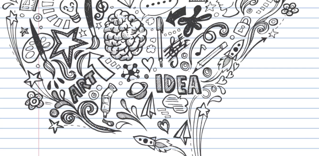 how to get better at multitasking - a doodle drawing with lots of symbols and pictures