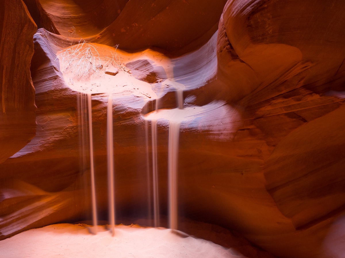 relationship with time, sands in the dessert