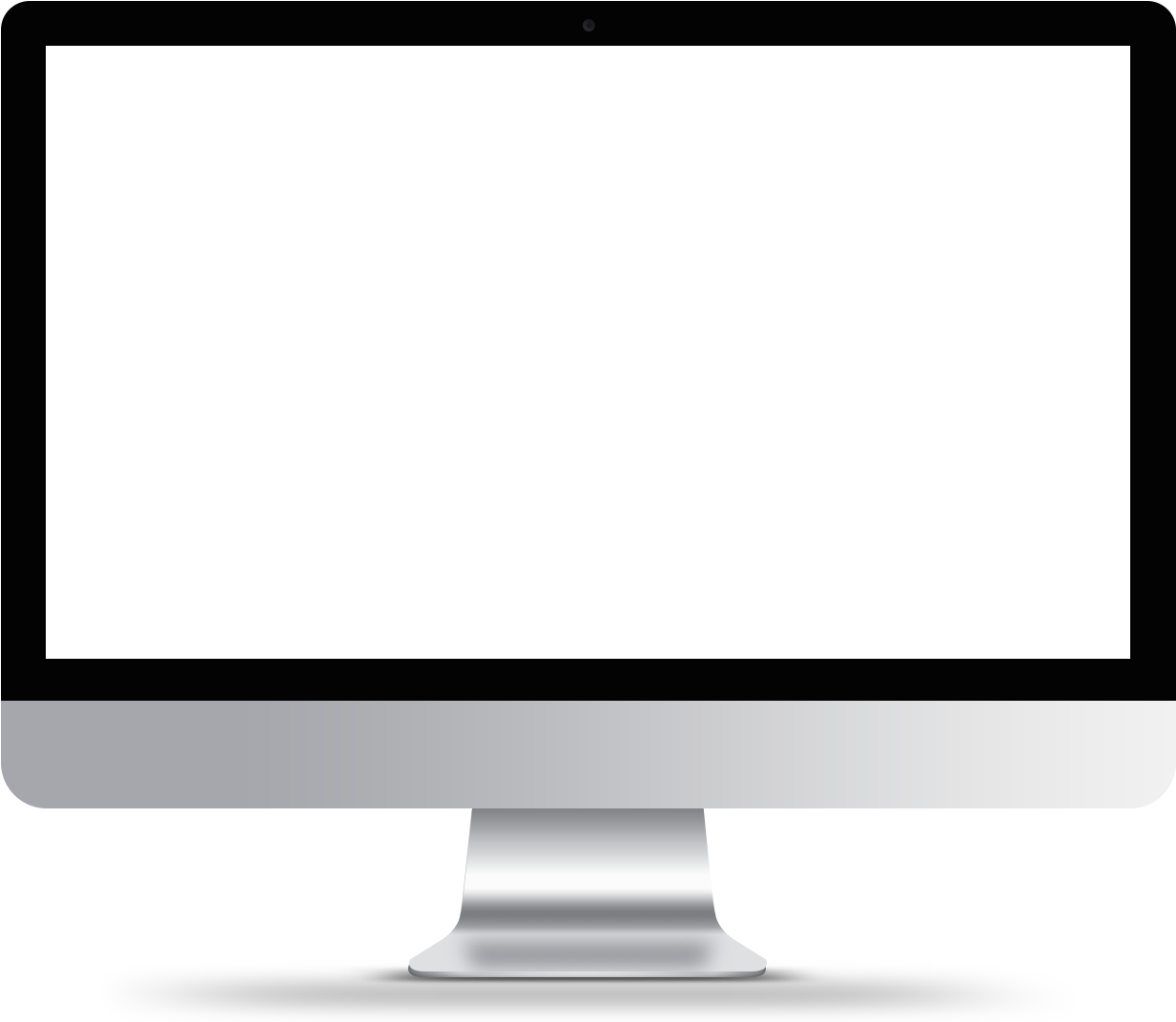 iMac computer screen