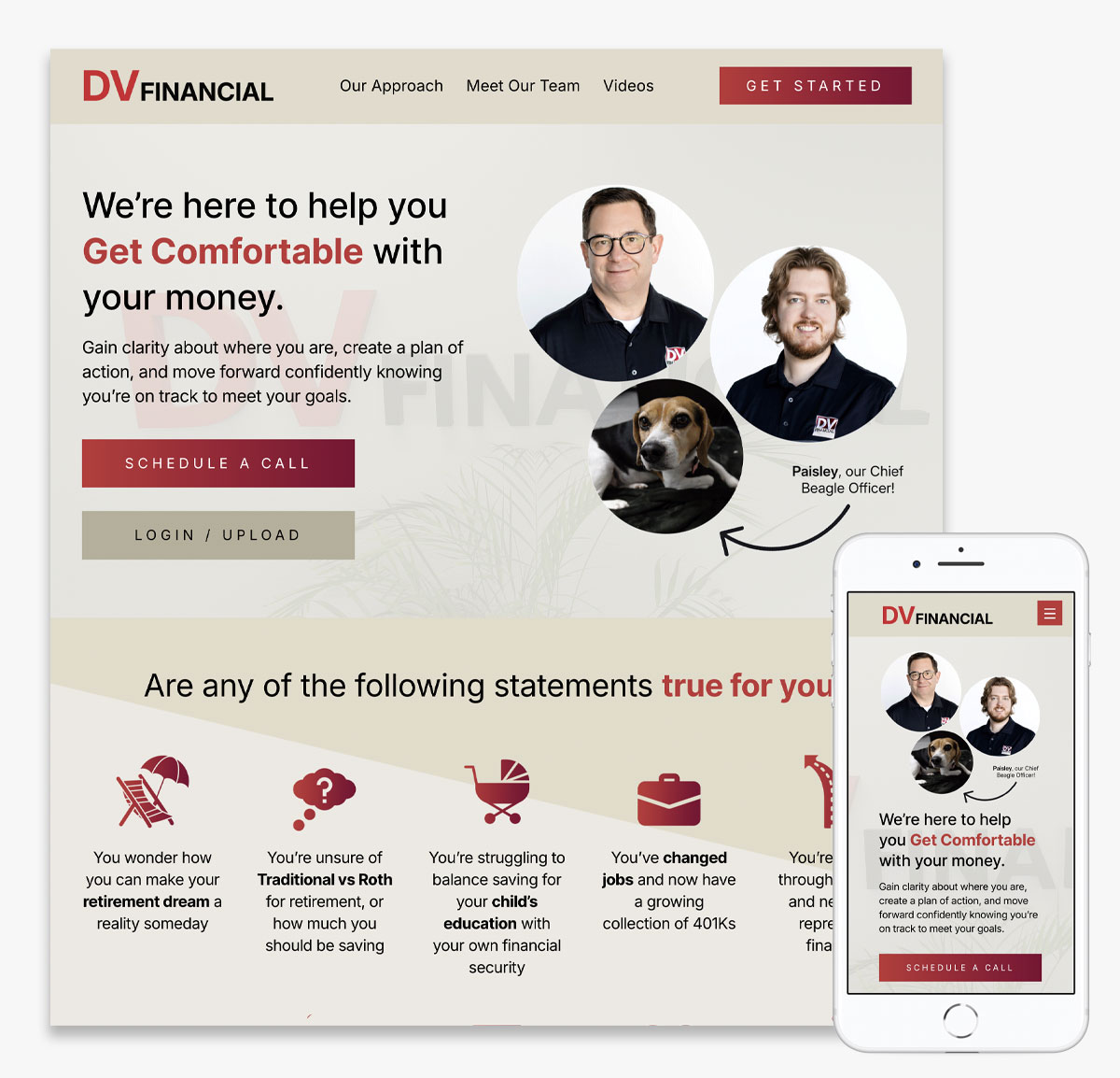 DV Financial Website