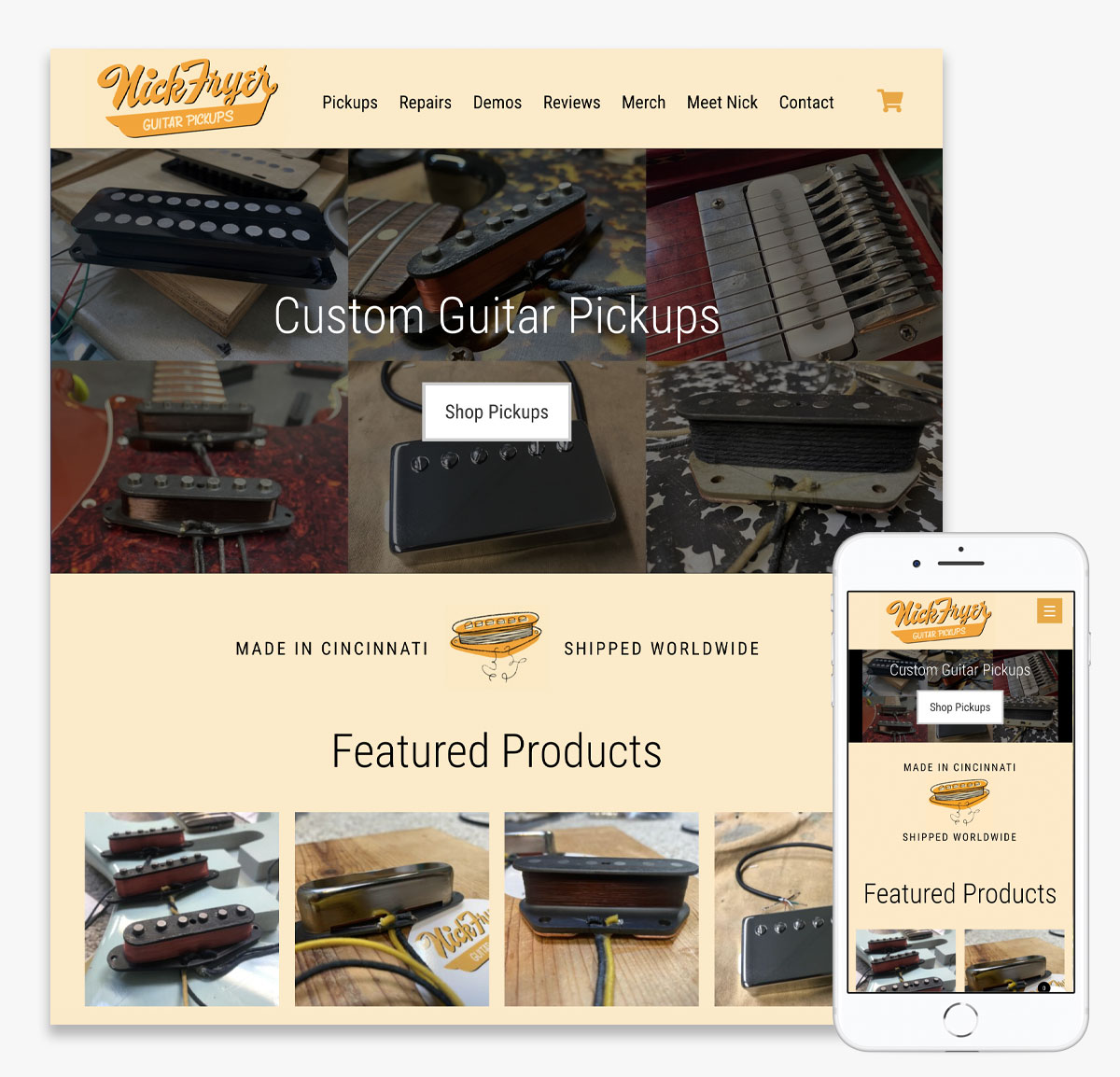 Fryer Guitar Pickups Website